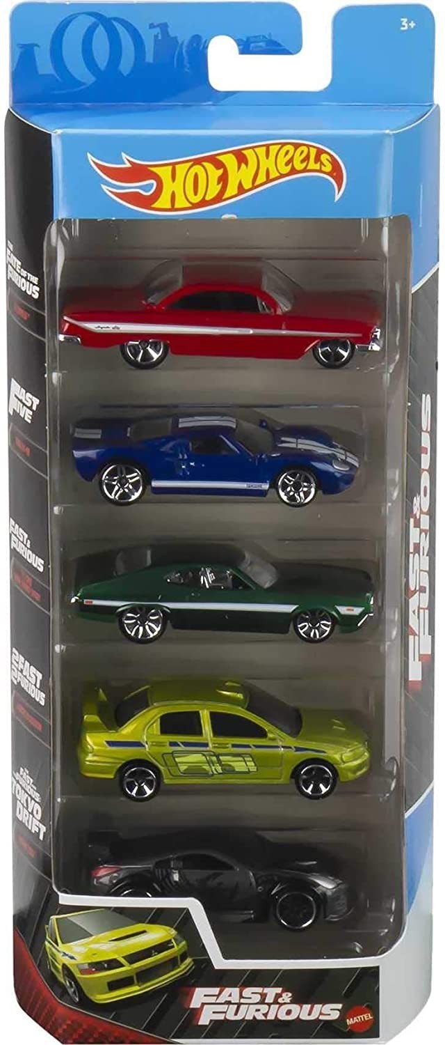 

Коллекционный набор машинок Hot Wheels Fast & Furious Форсаж 5 шт. (GWW93)