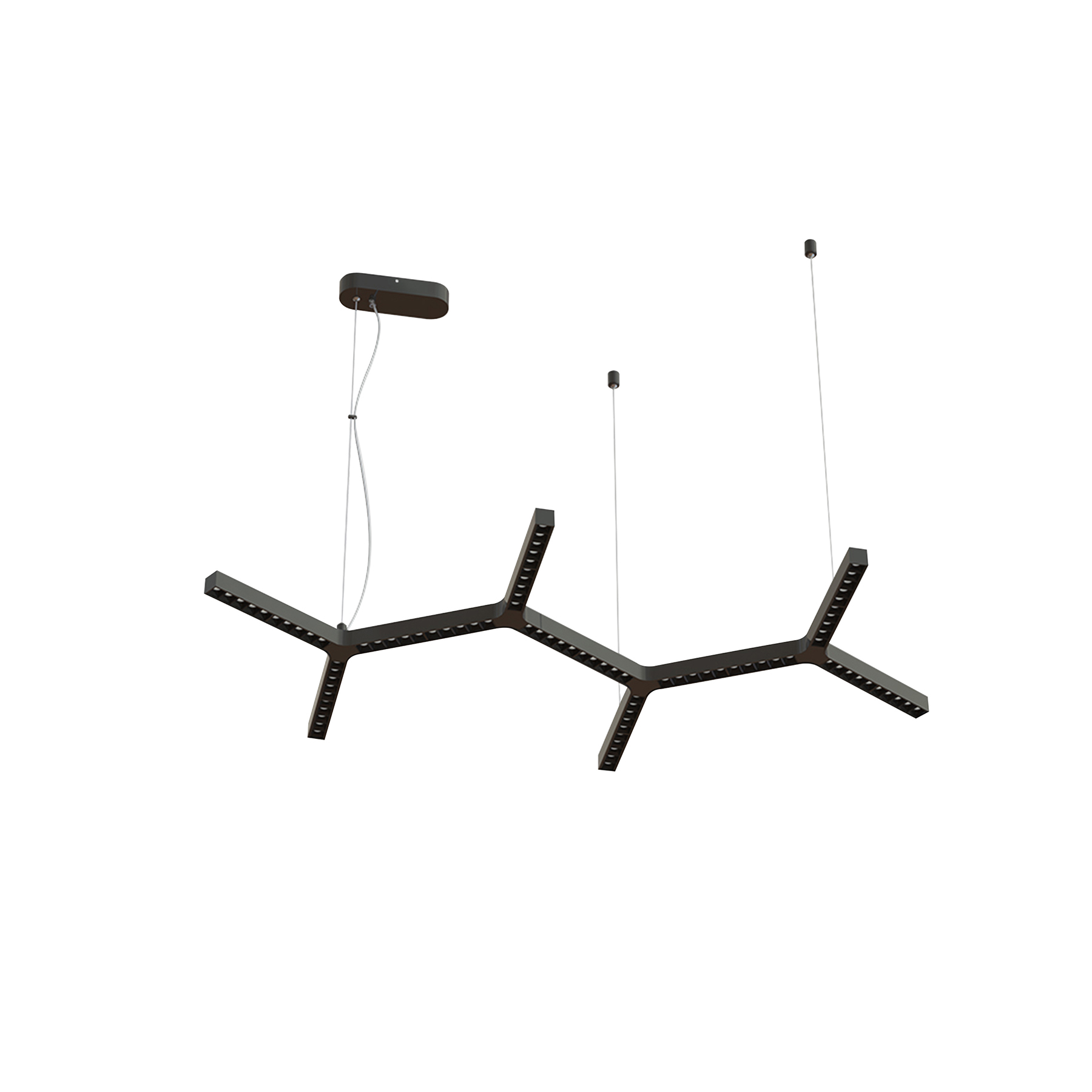 

Підвісна люстра Skarlat MD 8990A-3A Black 3000K