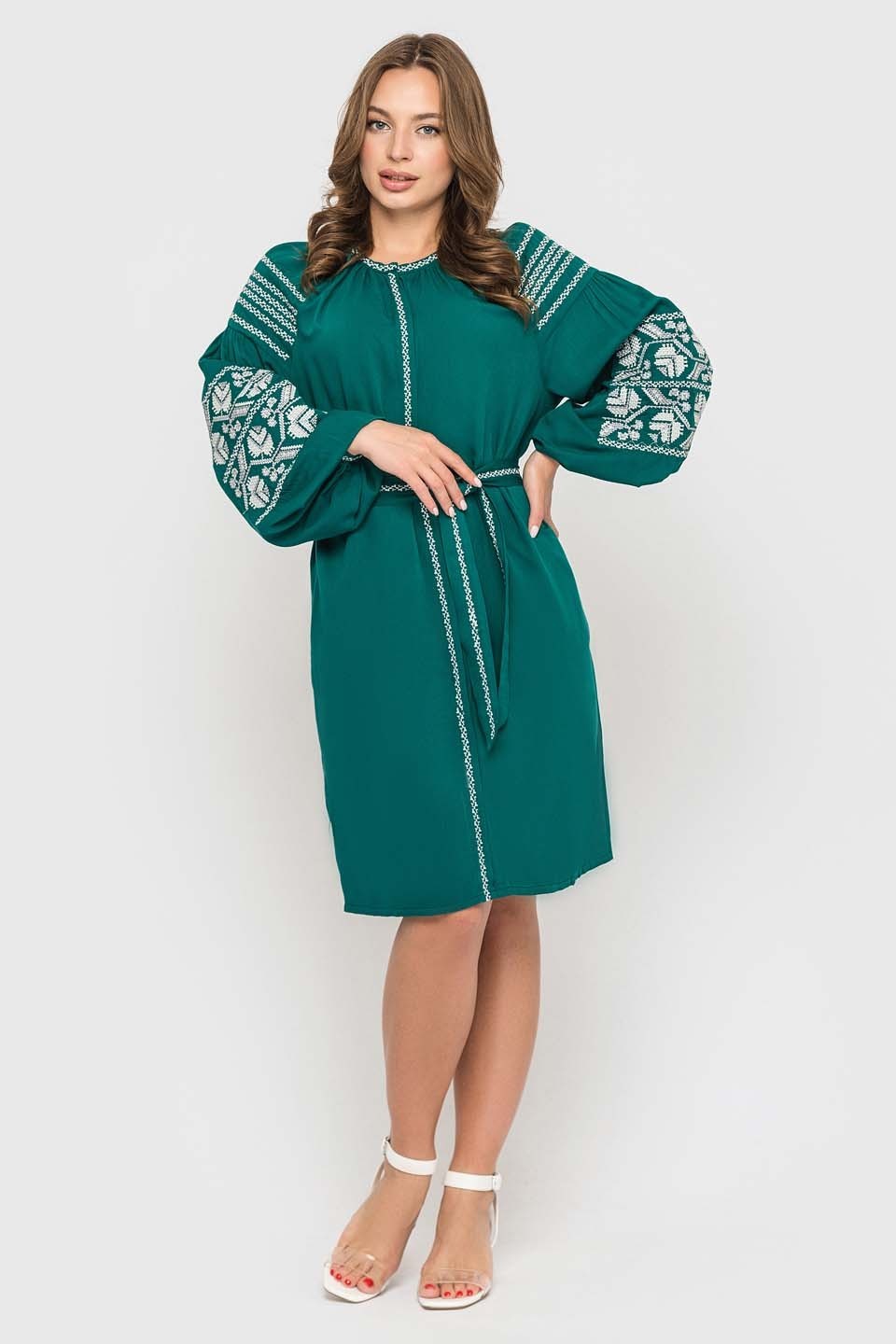 

Платье Narodnyy Butik Ломанная ветка  Изумрудное 1508.1, Платье Narodnyy Butik Ломанная ветка 46 Изумрудное 1508.1