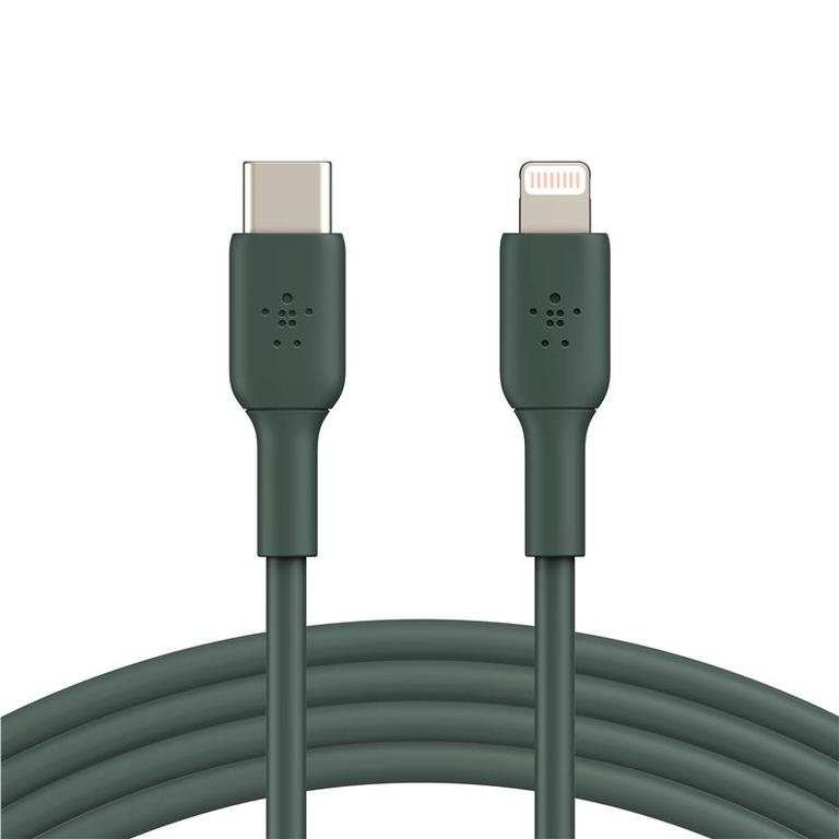 

Кабель Belkin USB-С - Lightning, 1m, PVC, midnight green