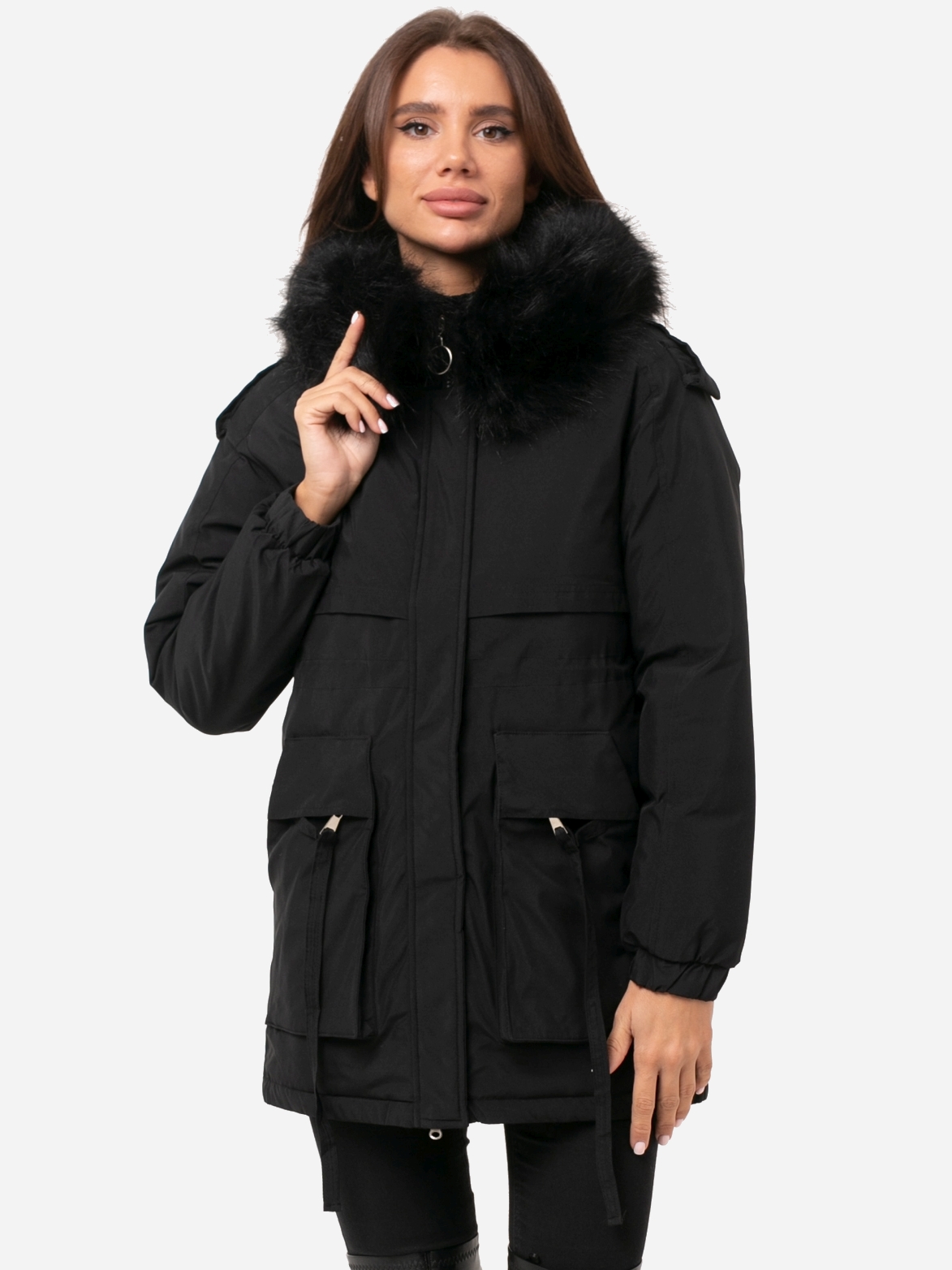 

Парка Icon IB819-1black L Черная