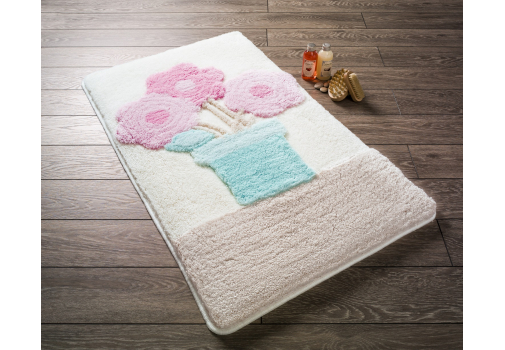 

Коврик для ванной Confetti Midas P.Pink 55*60 Разноцветный