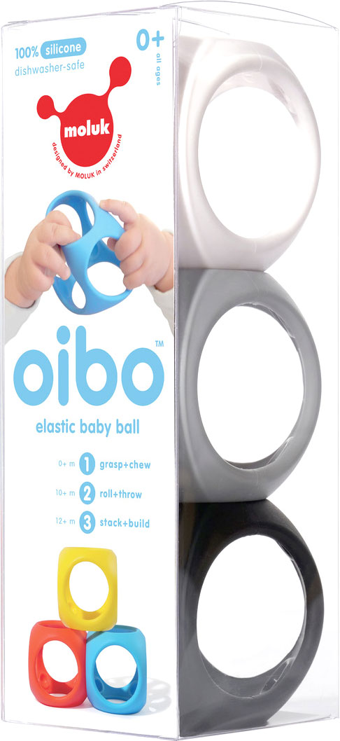 

Игровой набор Moluk Oibo игрушка-мяч монохромные цвета 3 шт (43421) (7640153434210)
