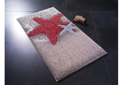 

Коврик для ванной Confetti Sea star mercan 80*140 Разноцветный