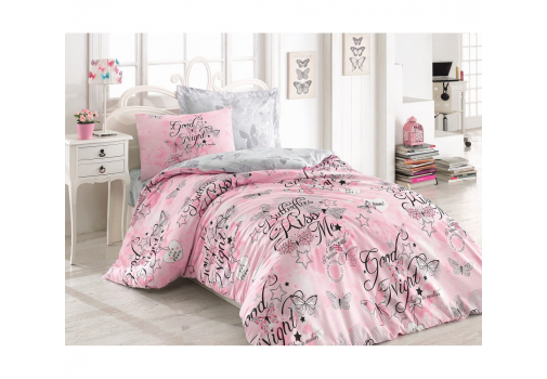

Комплект постельного белья Cotton Box Feeling Pembe Розовый
