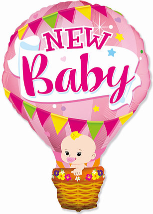 

Фигура Воздушная Шар розовый New Baby девочка (ФМ)