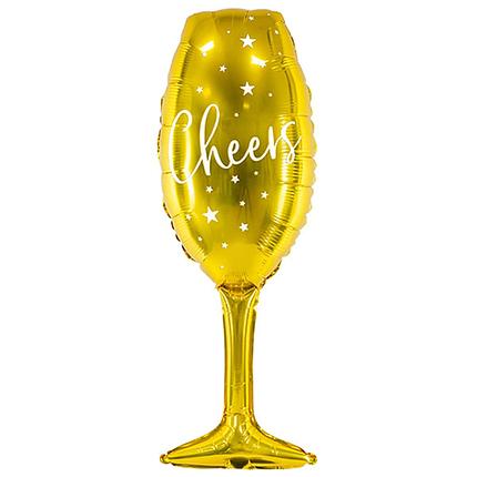 

Фигура PARTY DECO-ПД Бокал Cheers - золотой (УП)