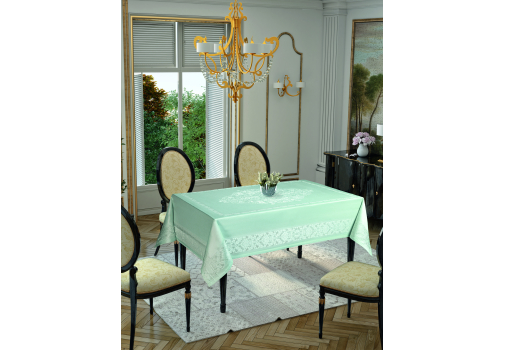 

Скатерть Tropik home Damask Mint 9956-9 Зеленый
