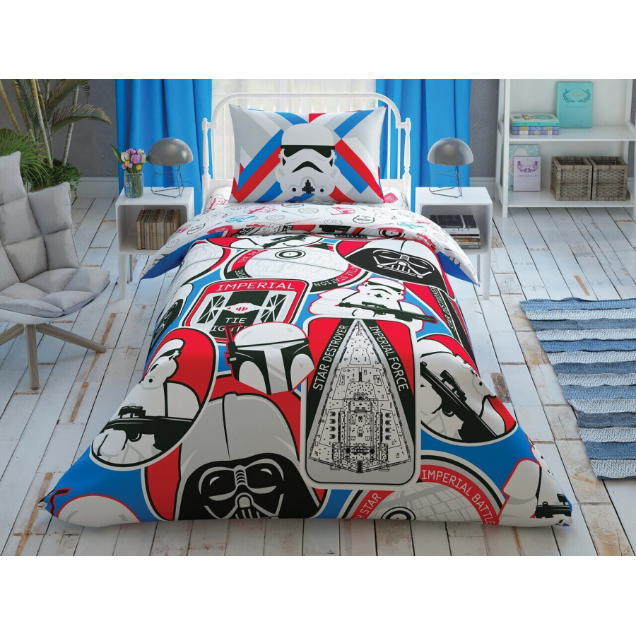 

Постельное белье Tac Disney Star Wars Galactic Mission 160*220 подростковый (svt-2000022292979)