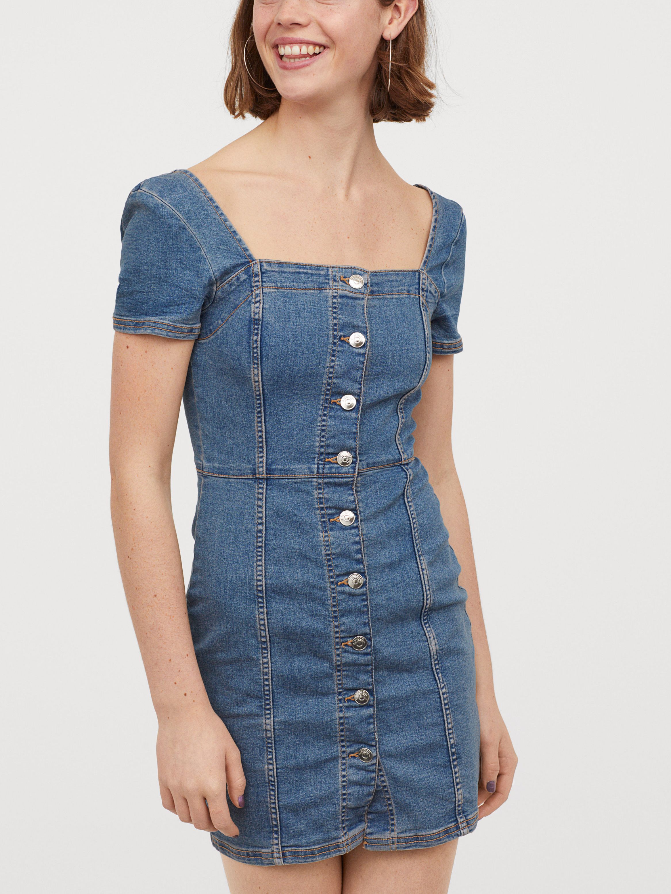 

Платье джинсовое H&M 09-0829041-001  Синее (СА2000001866917, Платье джинсовое H&M 09-0829041-001 36 Синее (СА2000001866917)