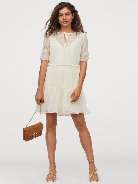 

Платье H&M 09-0878509-001 36 Молочное (СА2000001866948)