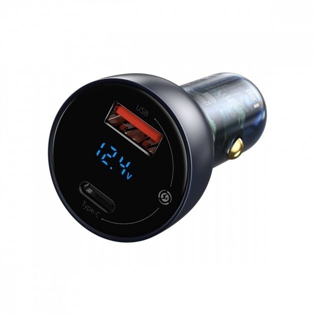 

Зарядное устройство Baseus в авто Particular Display |65W, 5А, USB, Type-C| с кабелем Type-C to Type-C