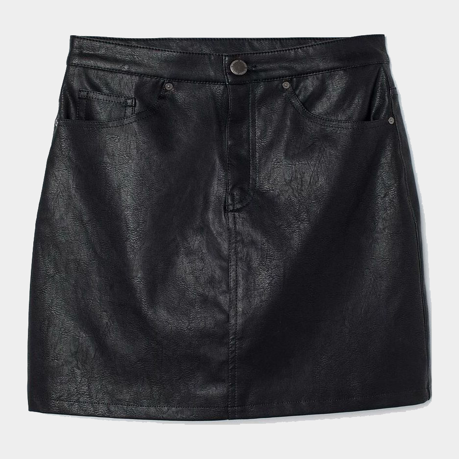 

Юбка из искусственной кожи H&M 0681376-9 46 Черная (СА2000001867259)