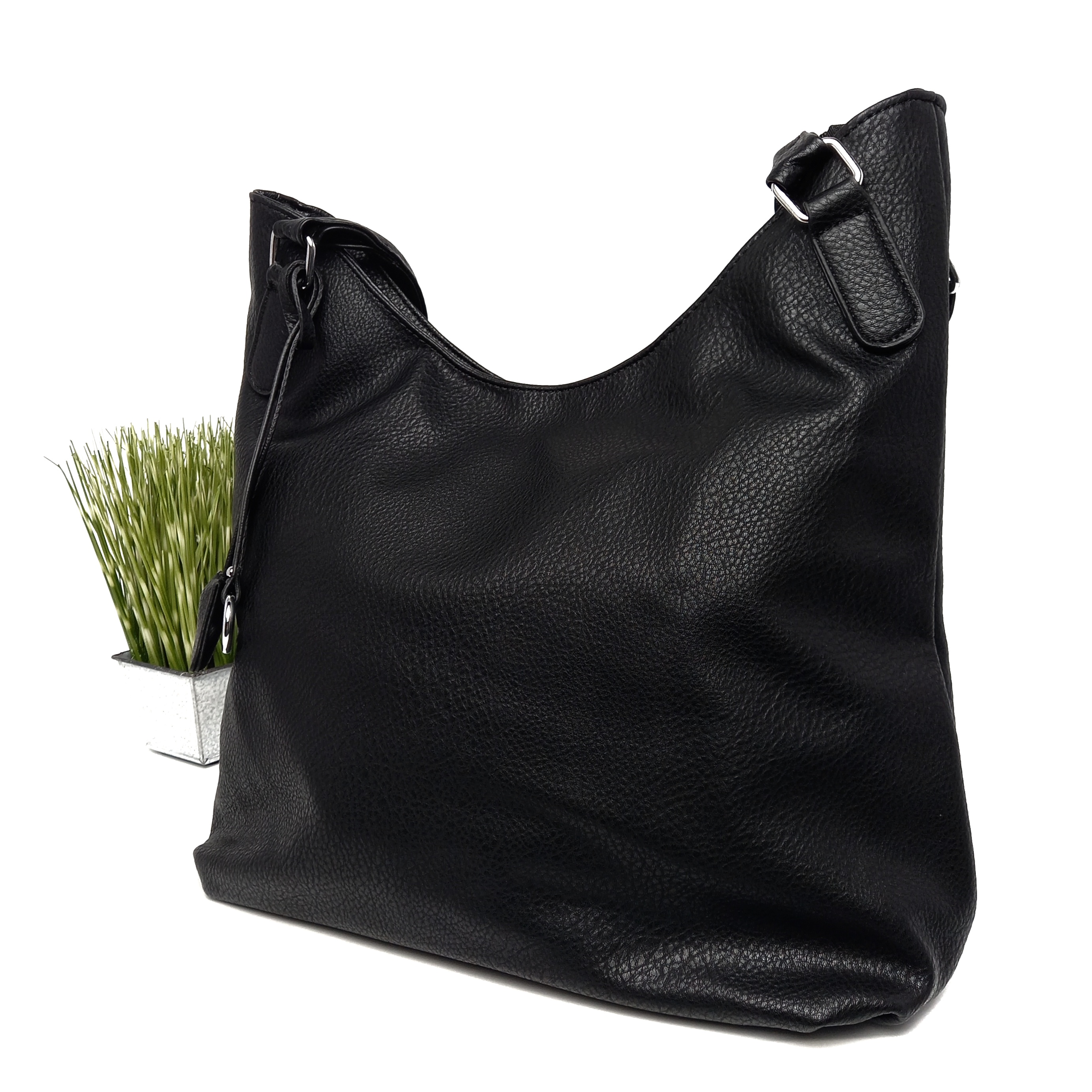 

Модная женская сумка EteralSmile черная PX201 black