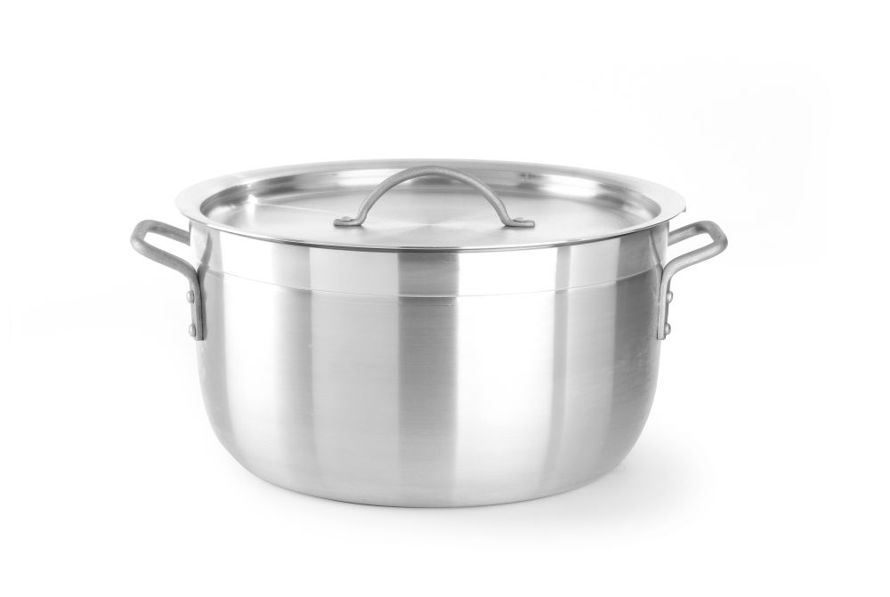 

Кастрюля алюминиевая средняя с крышкой Profi Line Hendi 18 л 610206