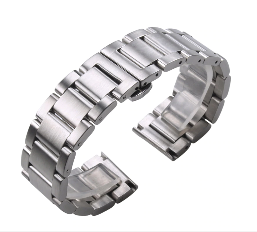 

Браслет Watch Band для часов, нержавеющая сталь 316L, литой, мат. 18 мм