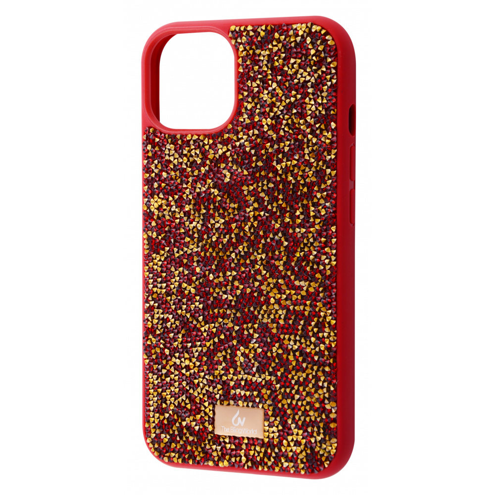 

Чехол Bling World ROCK DIAMOND для iPhone 13 red