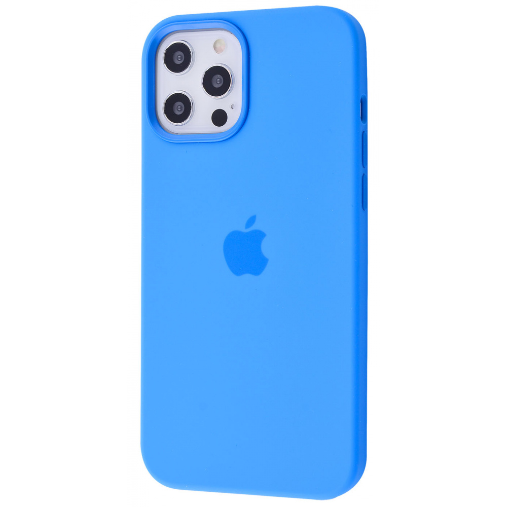 

Чехол Silicone Case with MagSafe для iPhone 12 Pro Max capry blue