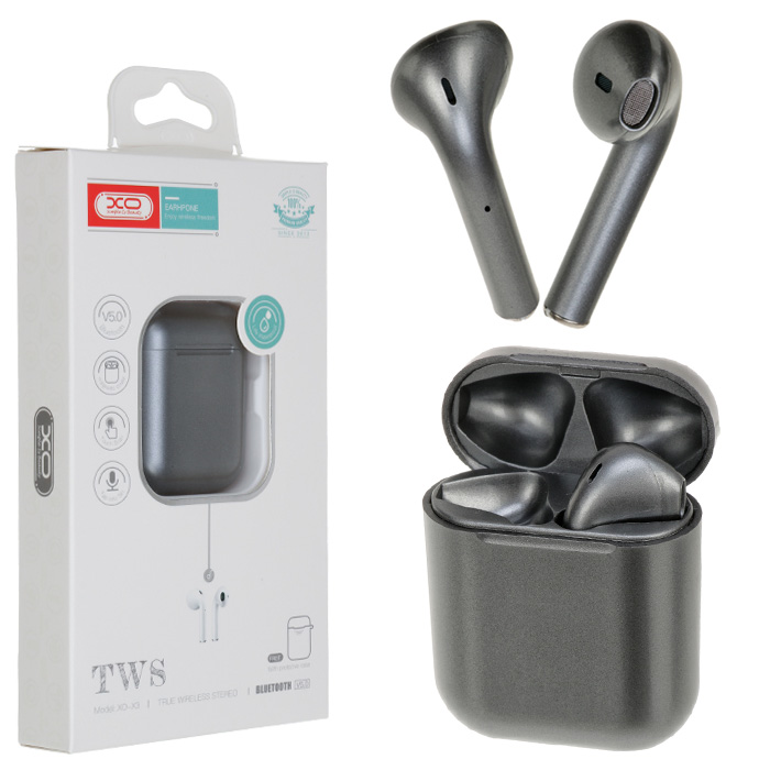 

Bluetooth наушники с микрофоном XO X3 серые