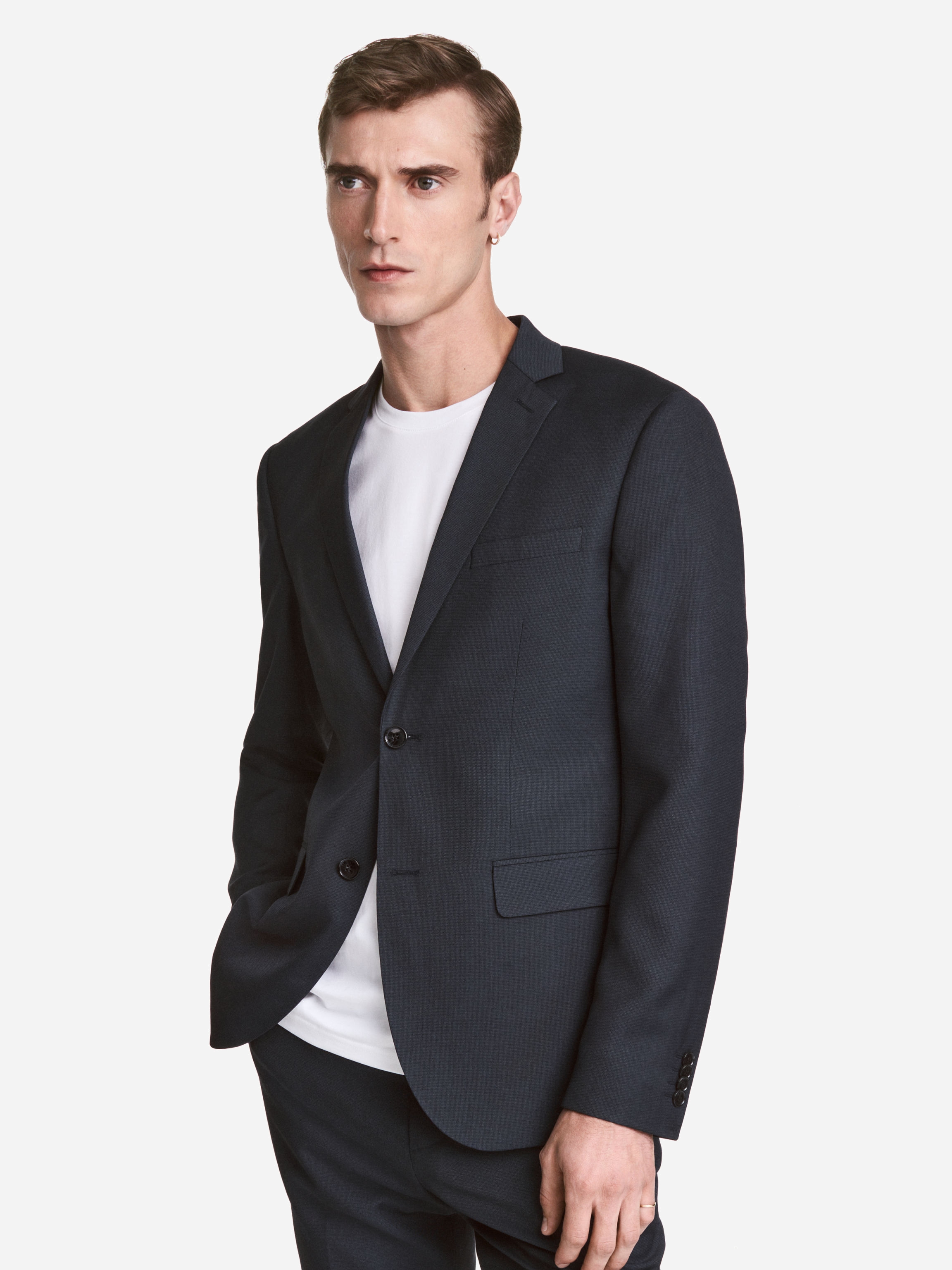 

Пиджак H&M XAZ049714RWUY  Темно-синий, Пиджак H&M XAZ049714RWUY 48 Темно-синий