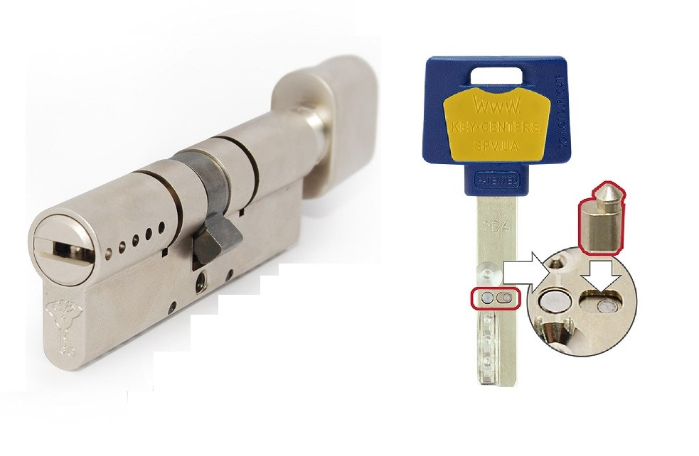 

Цилиндр MUL-T-LOCK INTERACTIVE 71 TNI Кл-пов Ник