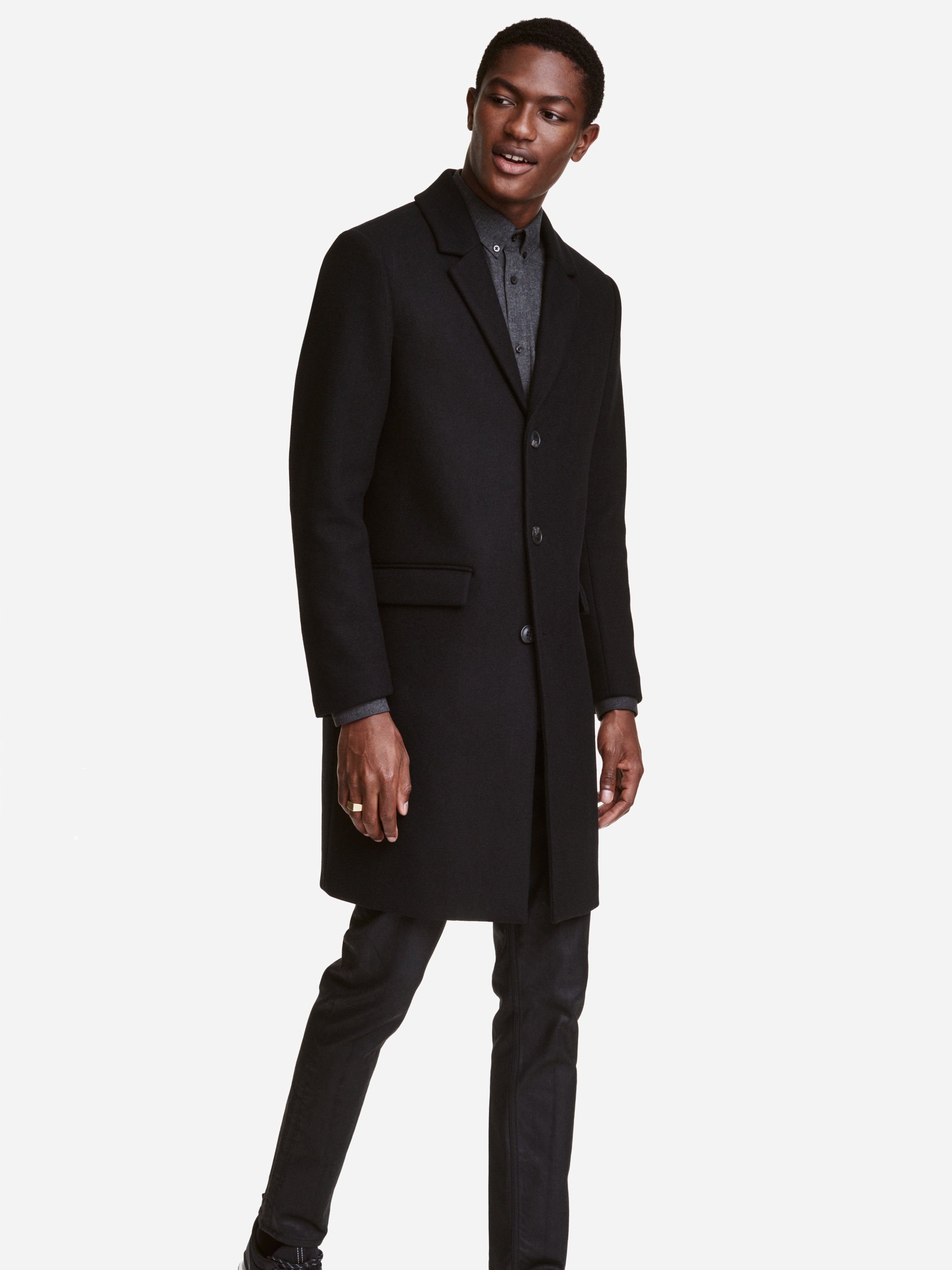 

Пальто H&M XAZ074310VHXH 52 Черное