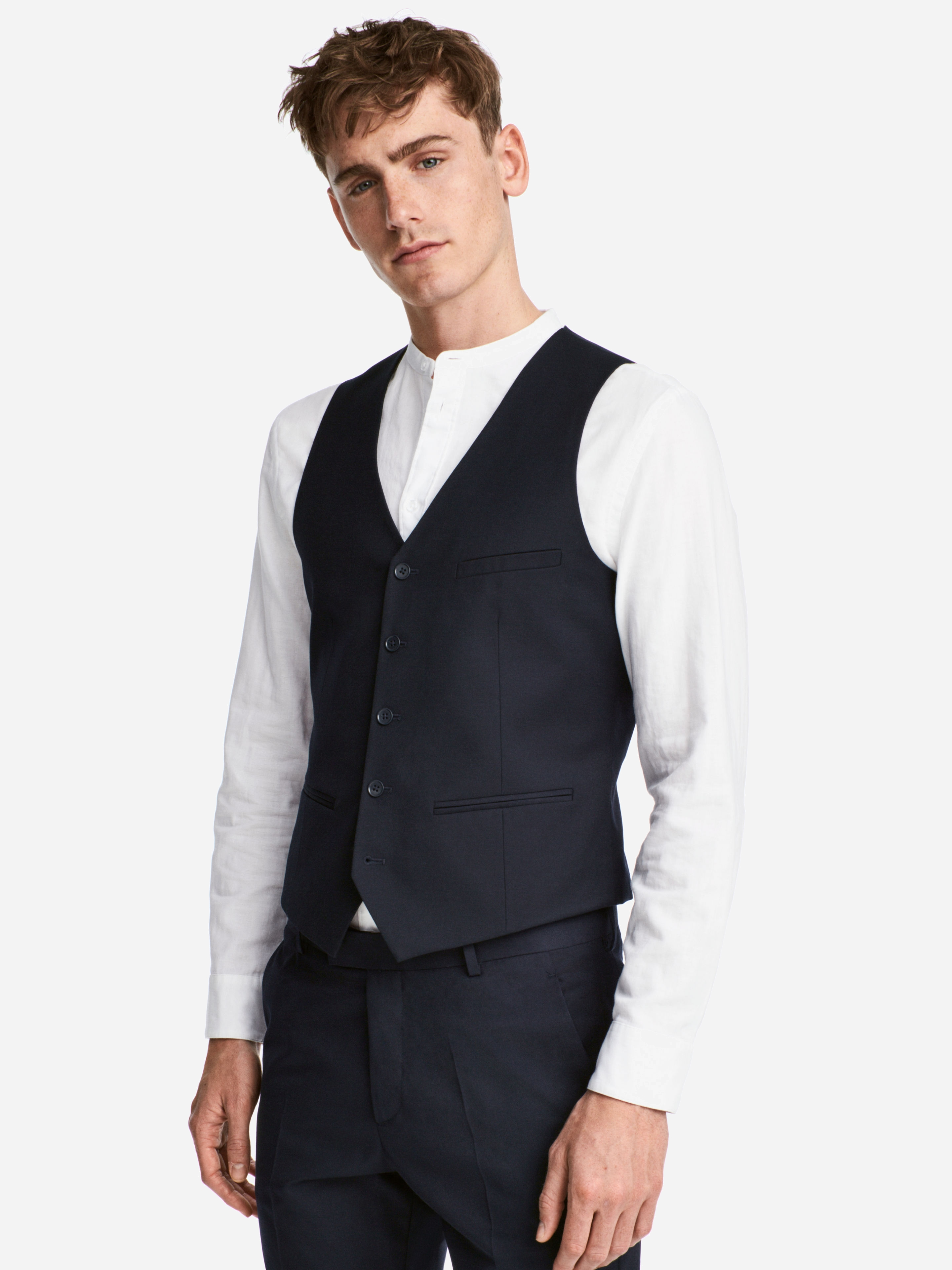 

Жилет H&M XAZ085903HRWF 46 Темно-синий