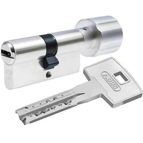 

Цилиндр Abus X12R 115 (50x65т) ключ-тумблер матовый хром