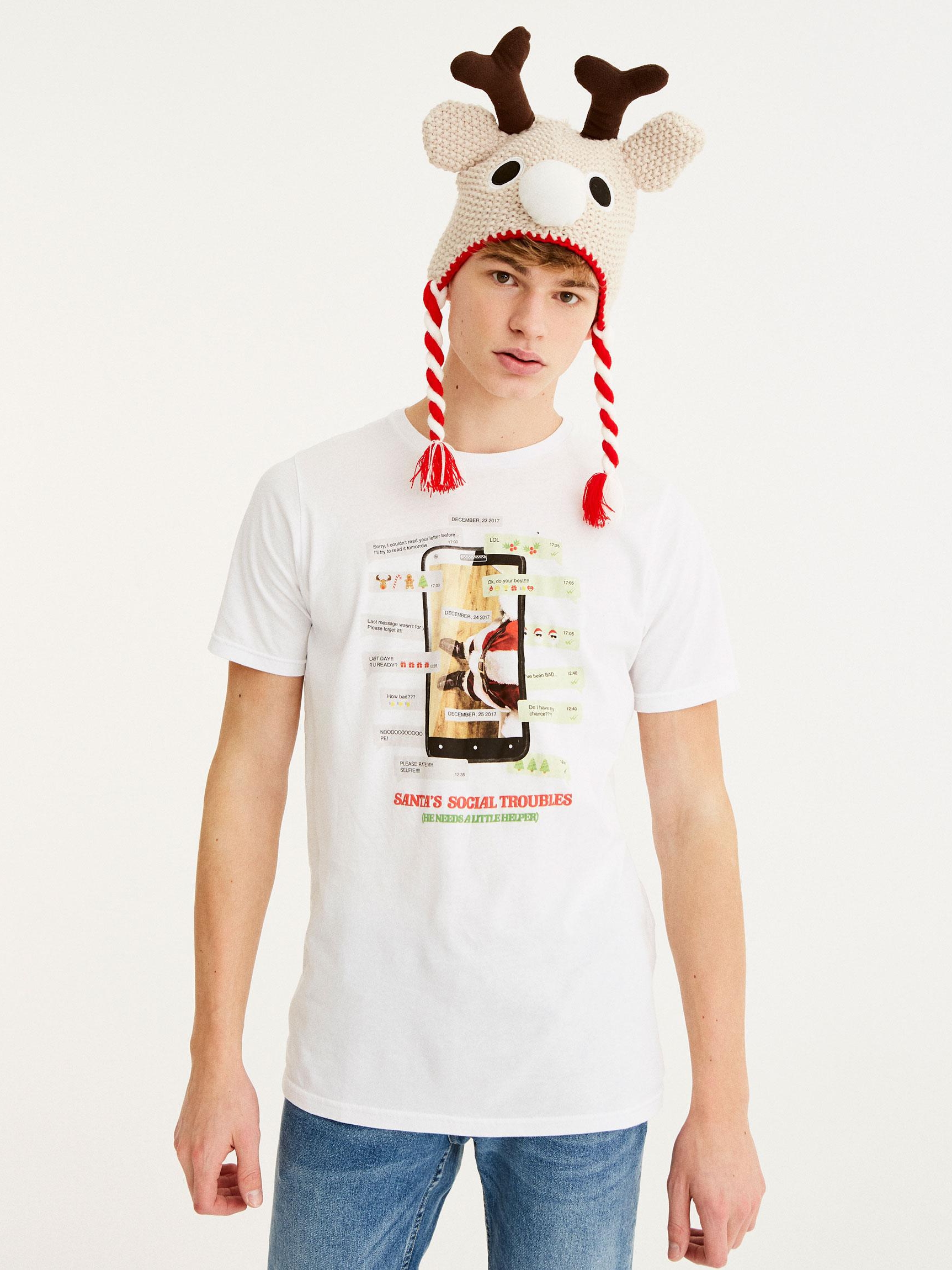 

Футболка Pull & Bear XAZ132892QOOY  Белая с принтом, Футболка Pull & Bear XAZ132892QOOY S Белая с принтом
