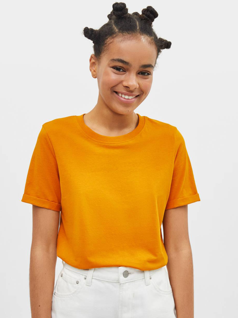 

Футболка Bershka XAZ238338WDAZ S Горчичная