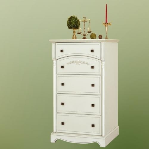

Комод 5 ящ. Анна, Mobex, 800*450*1081, CREAM