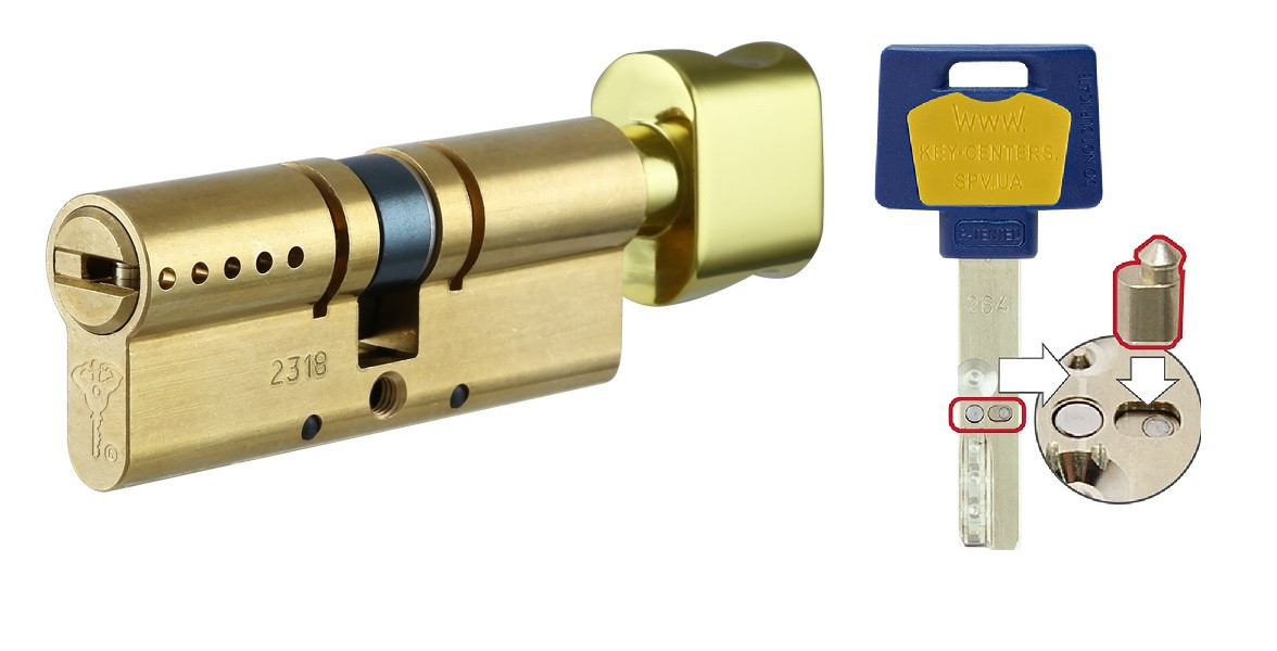 

Цилиндр MUL-T-LOCK INTERACTIVE 100 T Кл-пов Лат