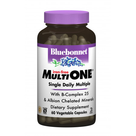 

Витамины без железа Bluebonnet Nutrition MultiONE Iron free 60 капсул (333076)