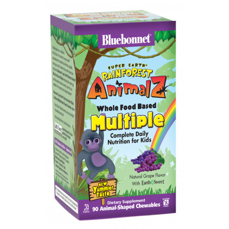 

Витамины для детей Bluebonnet Nutrition Rainforest Animalz Multiple 90 таблеток (333065)