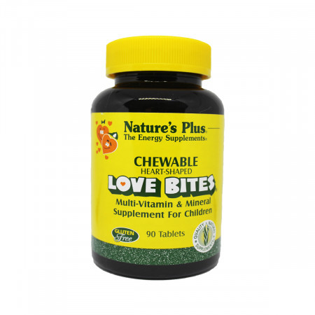 

Детский мультивитаминный и мультиминеральный Комплекс Natures Plus Love Bites 90 таблеток (333332)