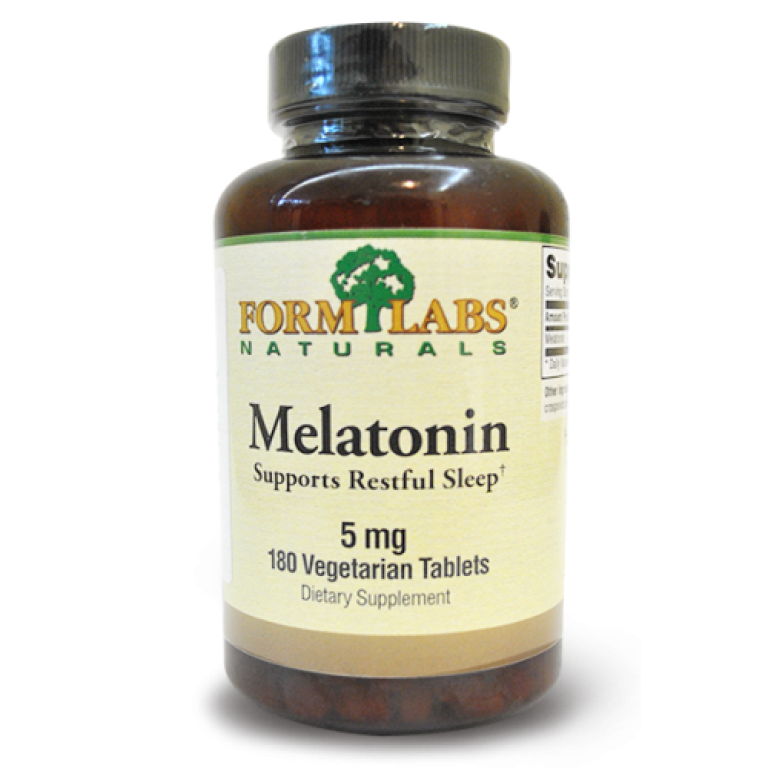 

Для профилактики сна Form Labs Melatonin 5 мг 180 капсул (333225)