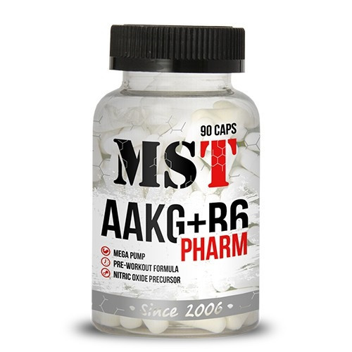 

Бустер азота MST Nutrition AAKG B6 Pharm 120 капсул (333300)
