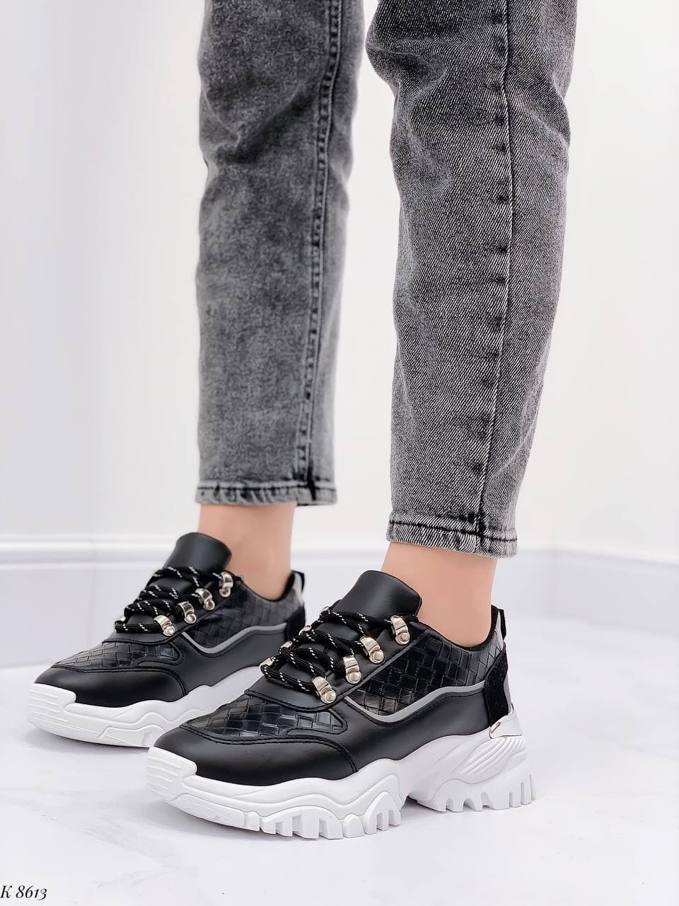 

Кроссовки Женские Horoso 39 (8613) 25 см Черные
