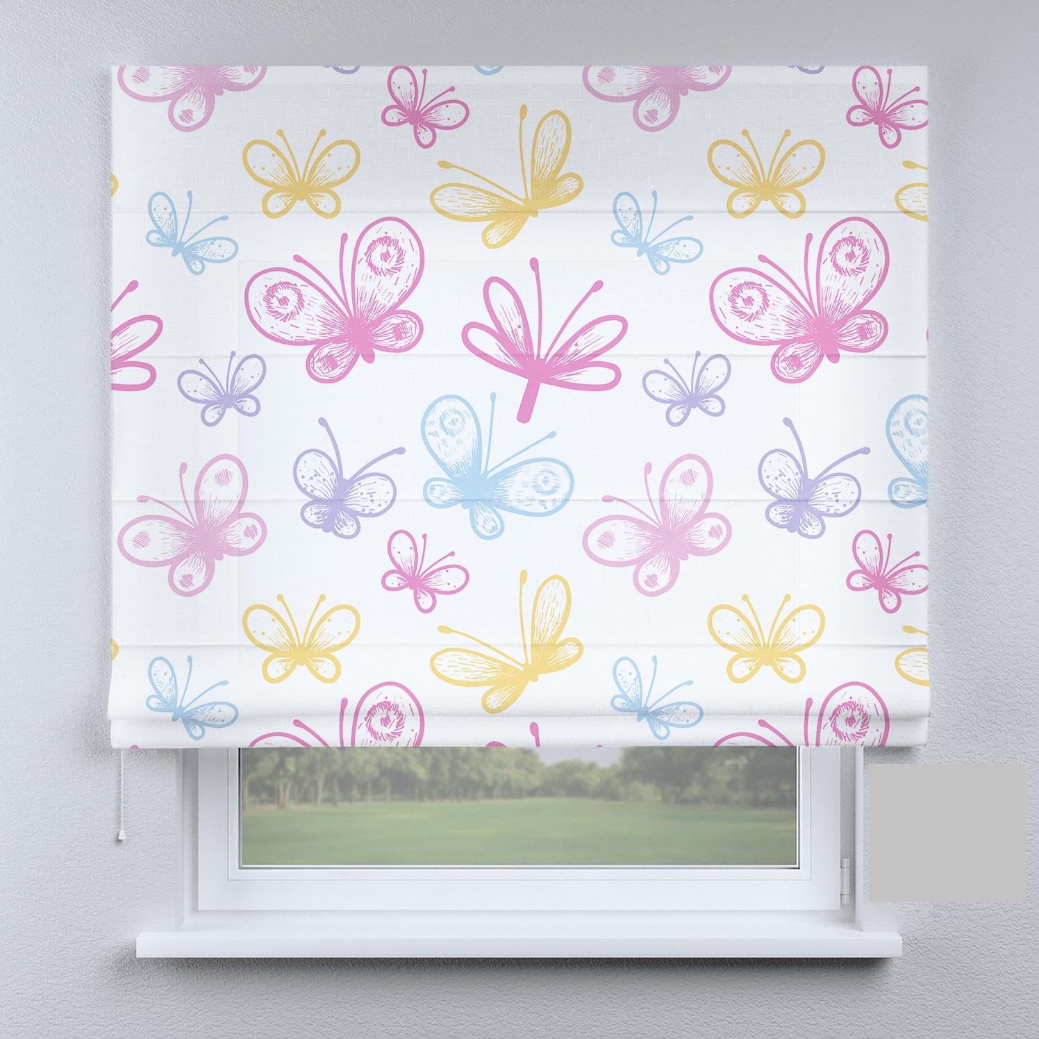 

Римские шторы DECOLIV бабочки Папилио Тройдес 90*170см