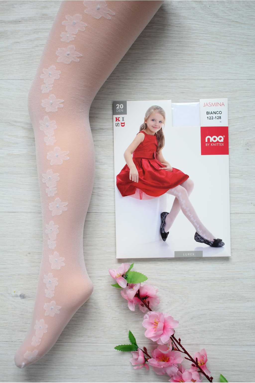 

Колготки Knittex 128-134 / 8-9 лет см Белый