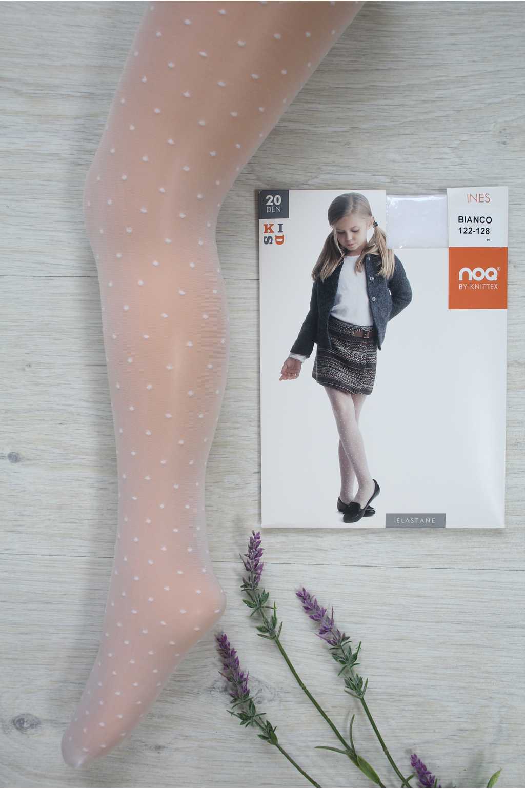 

Колготки Knittex 128-134 / 8-9 лет см Белый