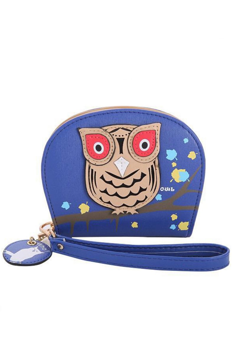 

Кошелек женский "OWL мини" синий
