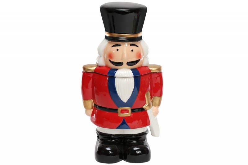 

Банка для сладостей Bon Щелкунчик, 1,5л, цвет - красный 827-874