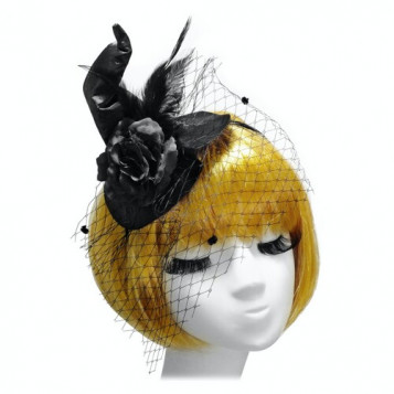 

Колпак Ведьмочка на обруче Halloween 18-982BLK