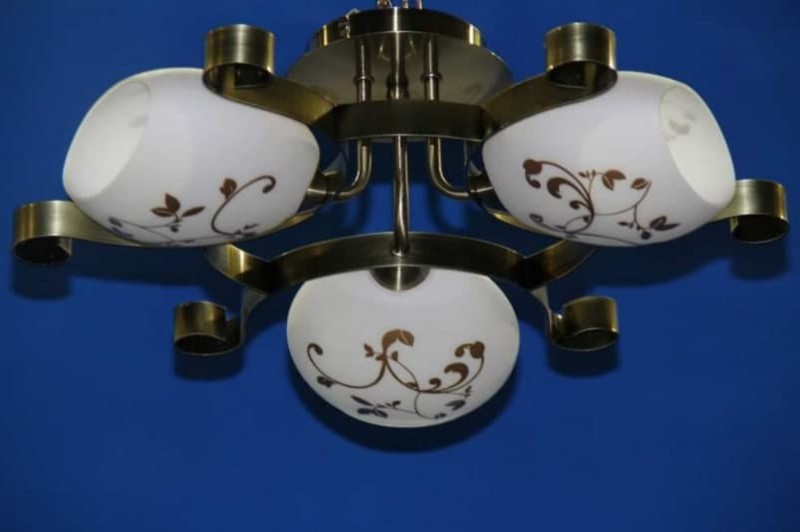

Люстра с плафонами Ray L30952A/3 (AB) (AN003474)