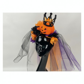 

Обруч Тыковка ультра принцесса Турандот с фатой Halloween 19-971Multi