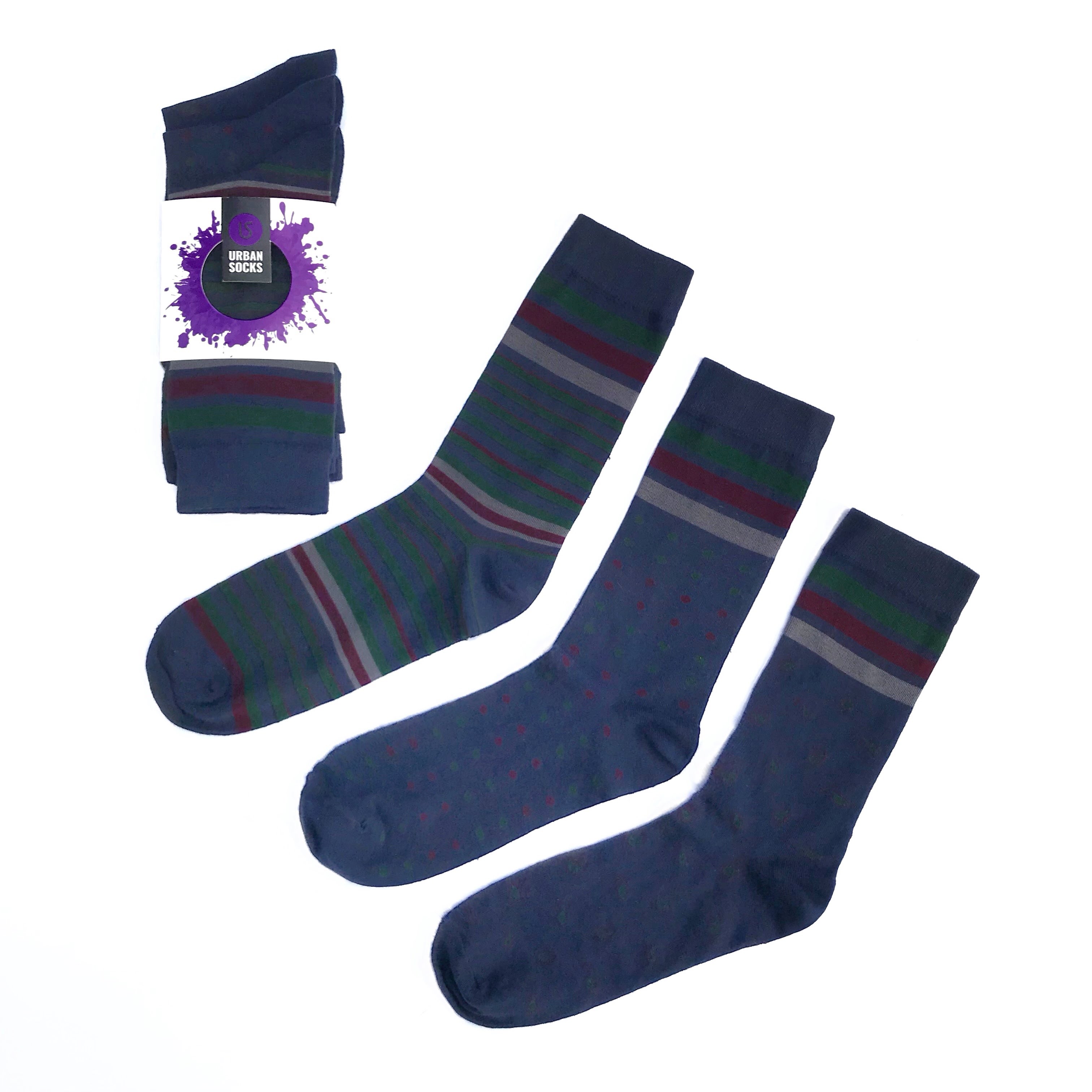 

Носки Urban Socks Hilton - 3 шт Разноцветные, Носки Urban Socks Hilton 40-43 3 шт Разноцветные