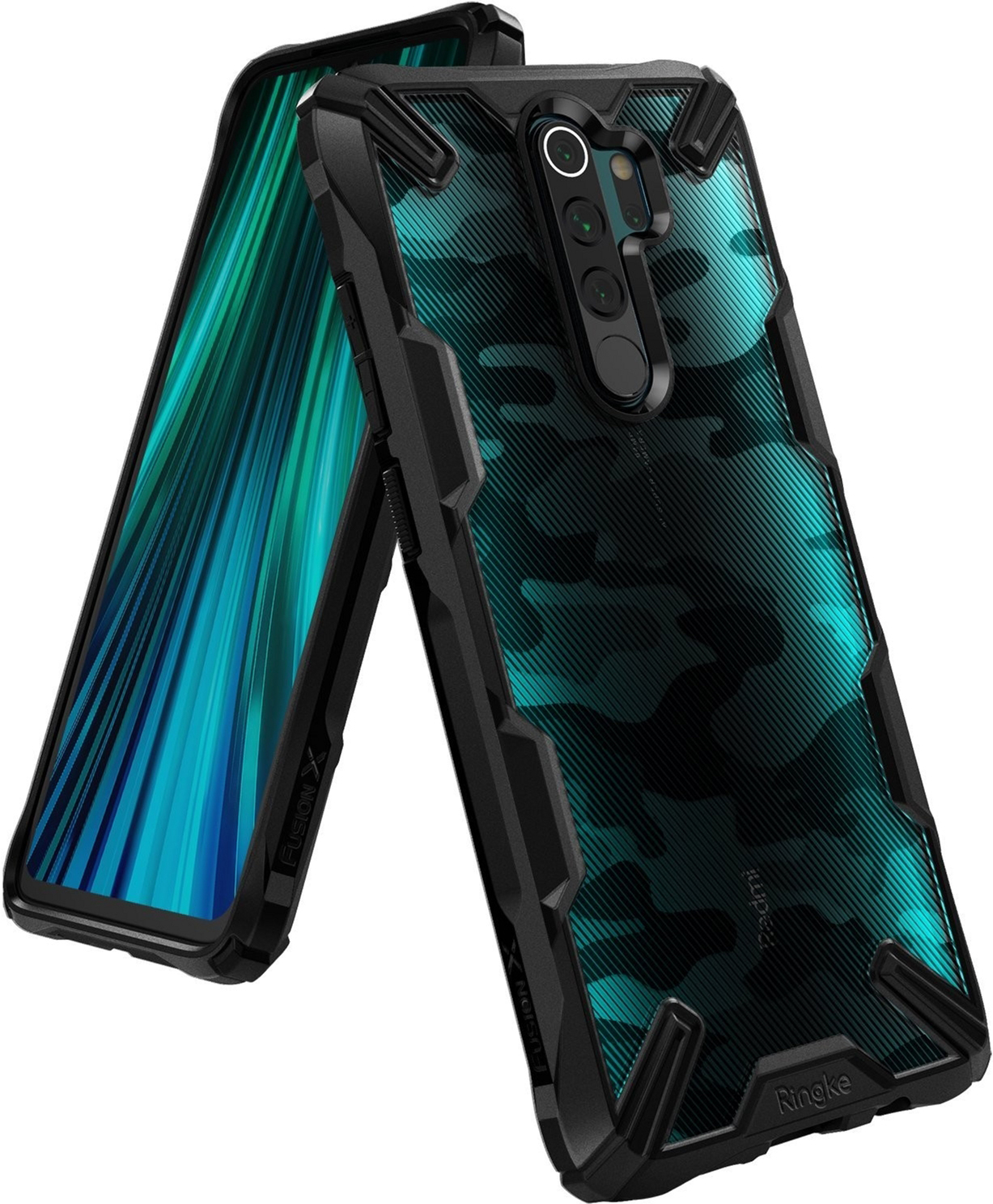 

Панель Ringke Fusion X Design для Xiaomi Redmi Note 8 Pro Camo Black