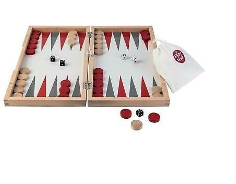 

Детский набор нарды play tive из натурального дерева, разноцветные
