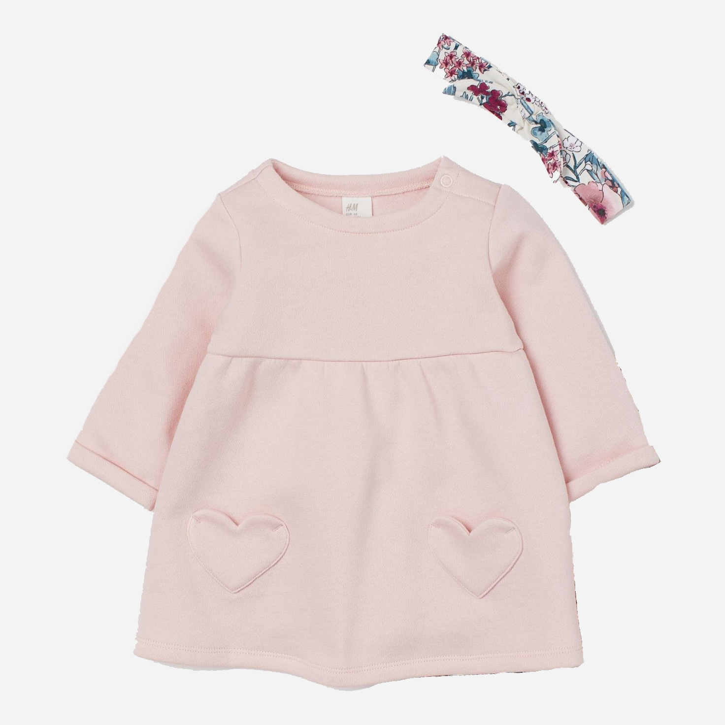 

Платье + повязка H&M 07-0857803-021 80 см Розовое (СА2000001742723)